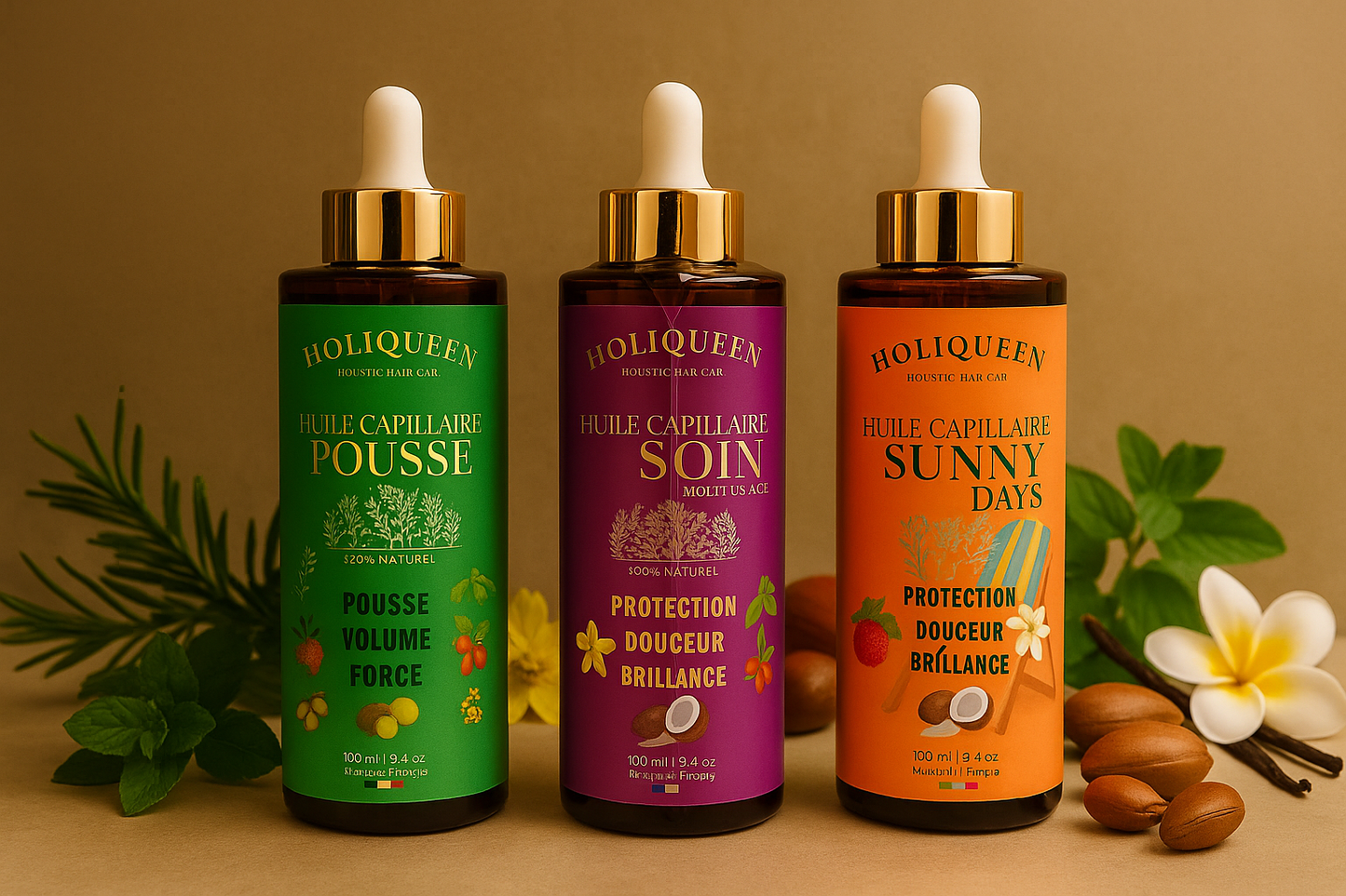 Trio Glow Up Holiqueen